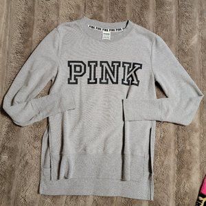 Victoria's Secret PINK Gray Side Cutout Sweater